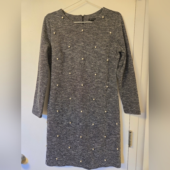 Ann Taylor Dresses & Skirts - EUC Ann Taylor Pearl‎ Dress Gray, Lined
